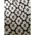 Tissu jersey jacquard double face en coton spandex